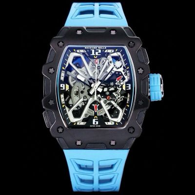 RICHARD MILLE RM 35-03  White Strap BlackSteel Watch